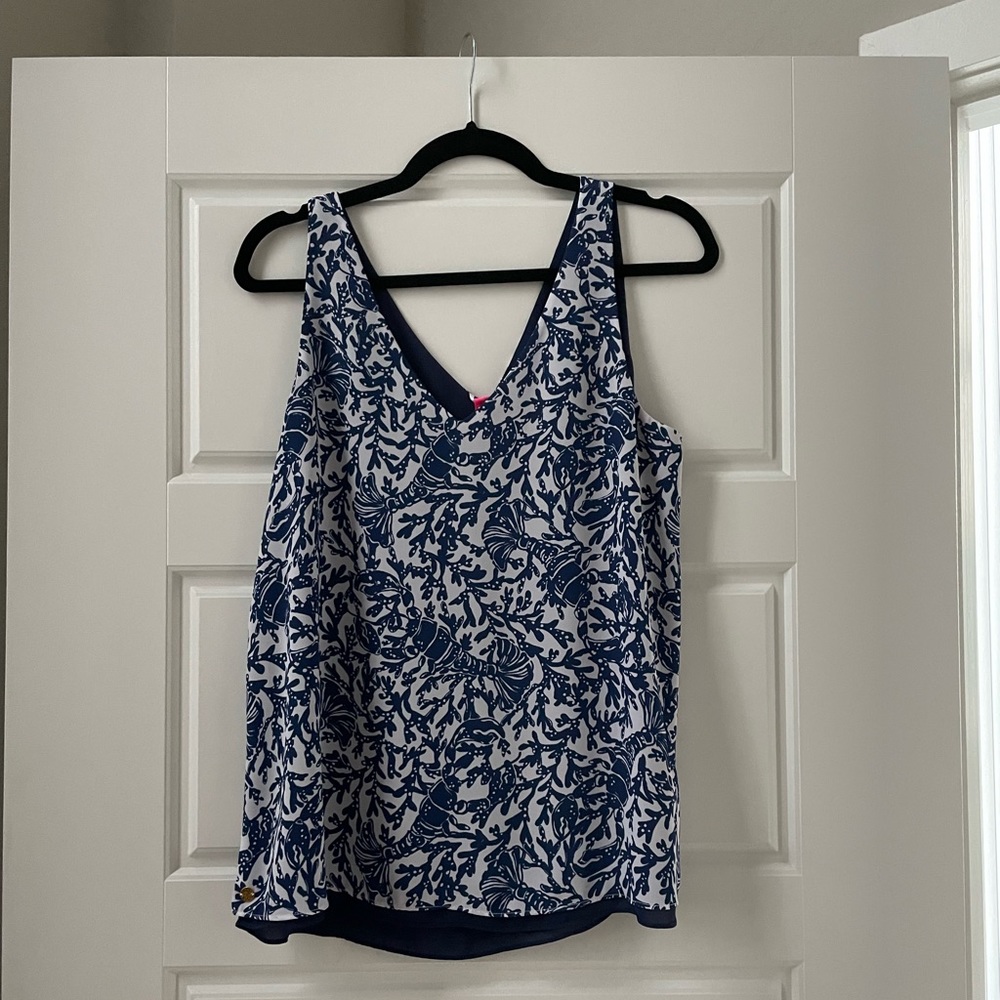 Lilly Pulitzer reversible Florin Top